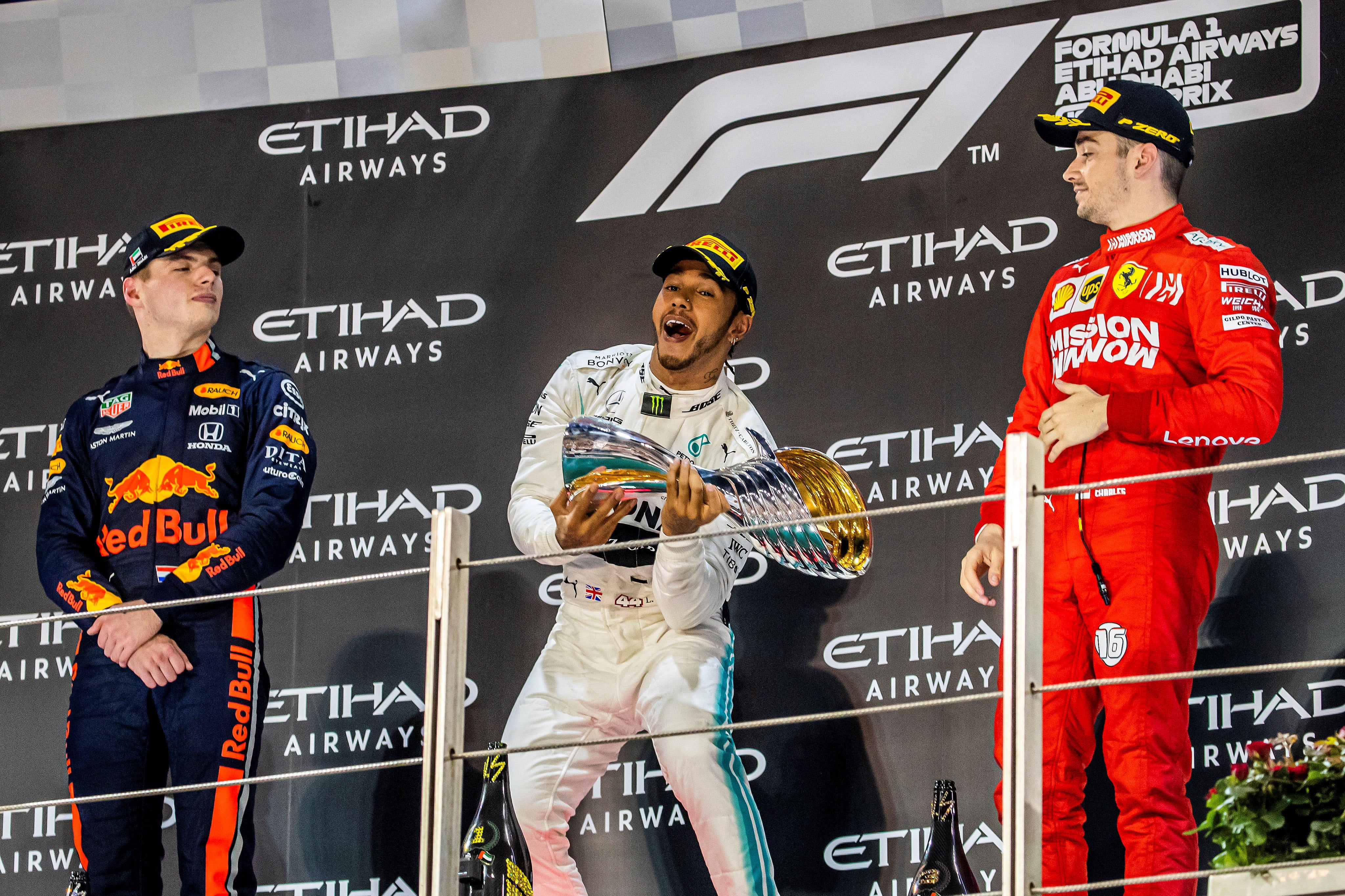 La alegría del inglés Hamilton.