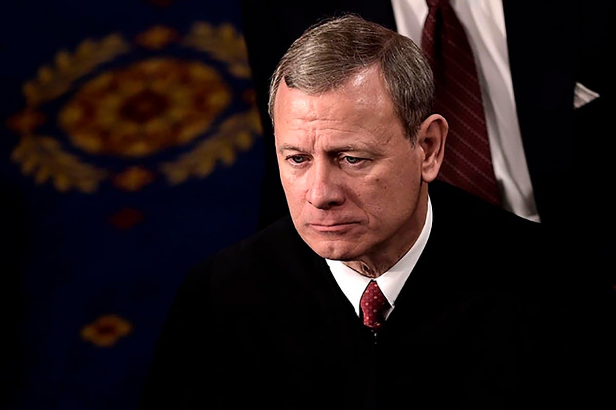 El presidente de la Corte Suprema, John Roberts. 