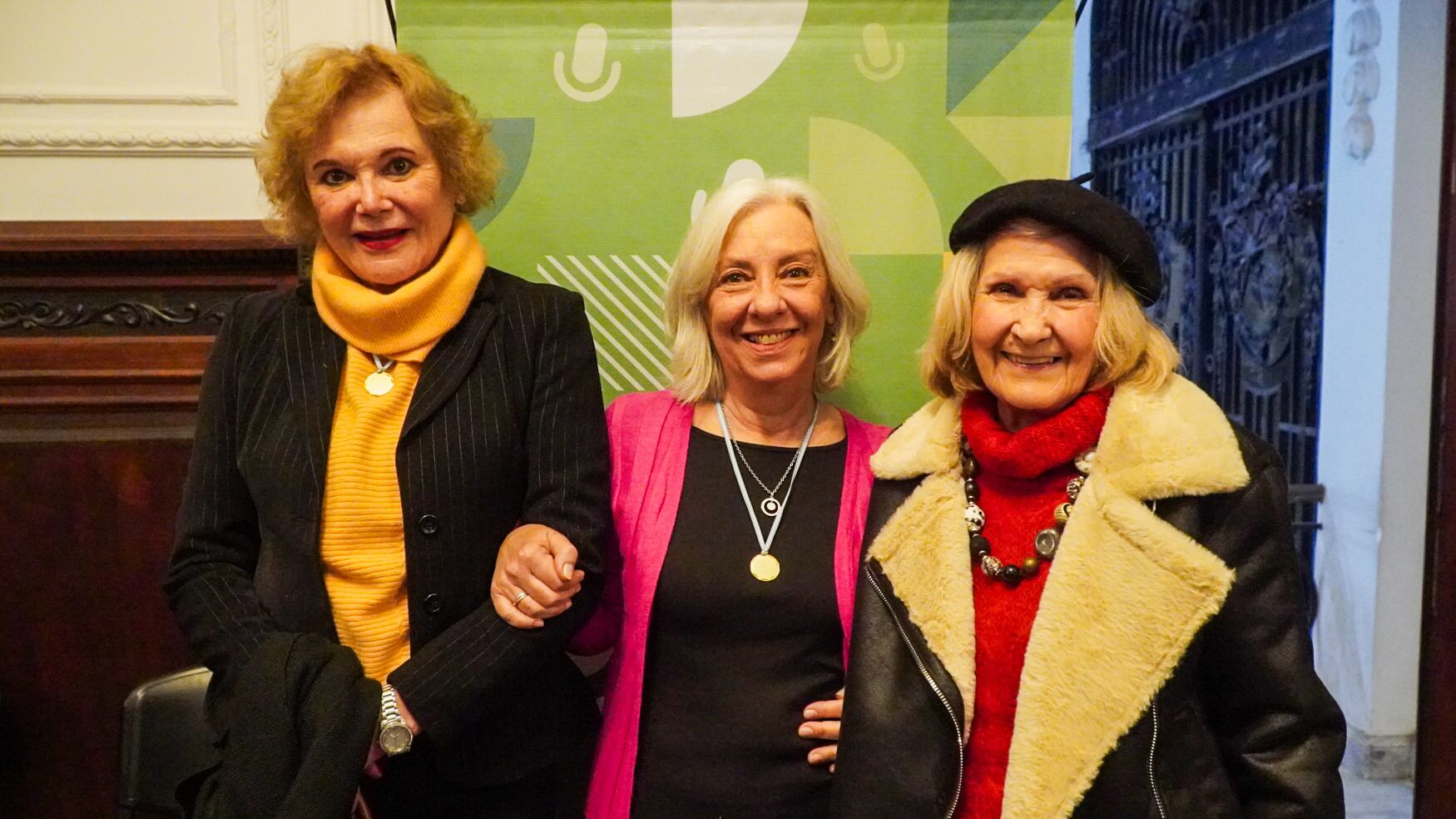 Gloria Franco, Marita Couto y Mary Gervino.