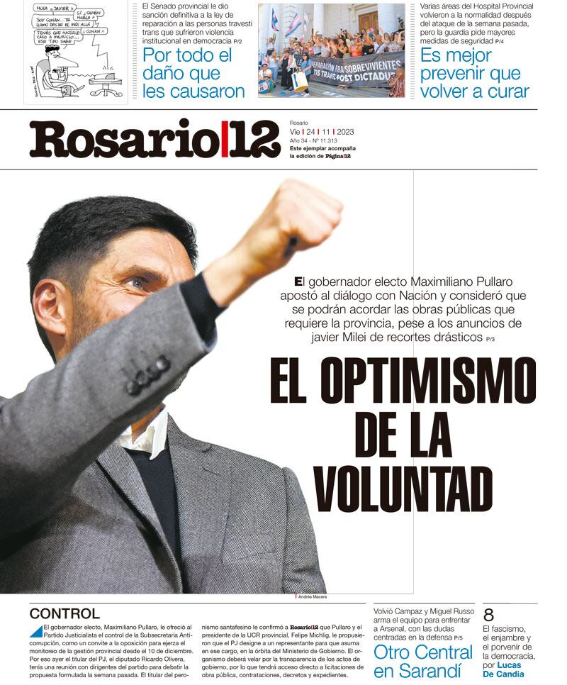 EL OPTIMISMO DE LA VOLUNTAD - 23/11/2023