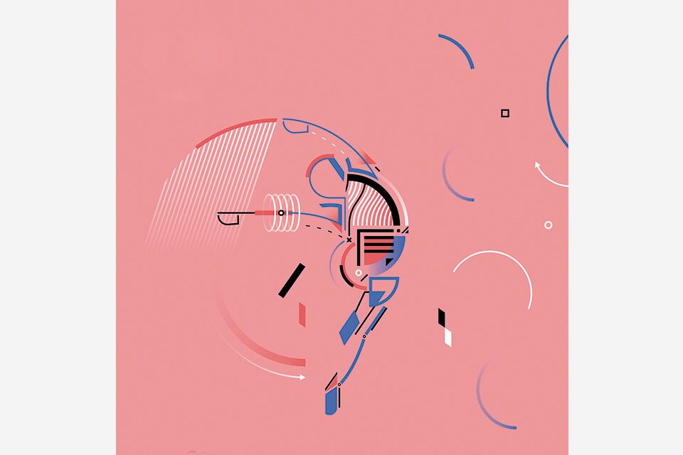 Ilustración de Bruno Trivisonno para la tapa del libro Apuntes de clases, de Natalia Pérez