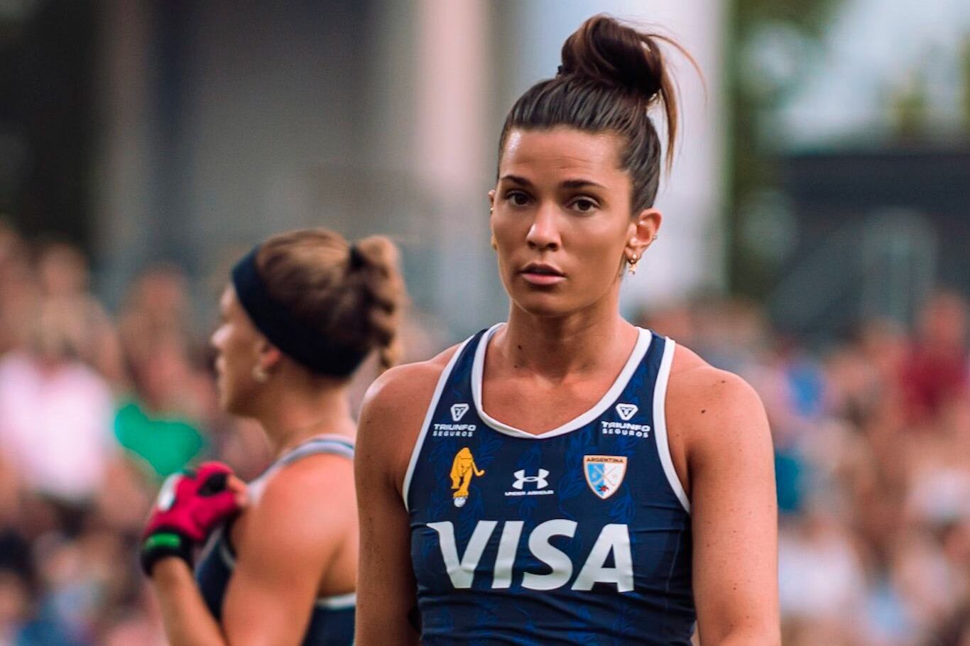 Agustina Albertario, delantera de Las Leonas y medalla de plata en Tokio 2020