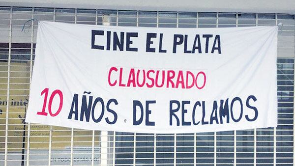 La obra en el Cine El Plata avanzó en parte, pero en el presupuesto 2018 no se la contempla.