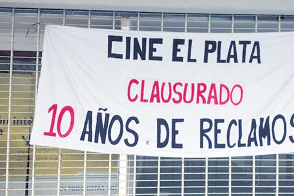 La obra en el Cine El Plata avanzó en parte, pero en el presupuesto 2018 no se la contempla.