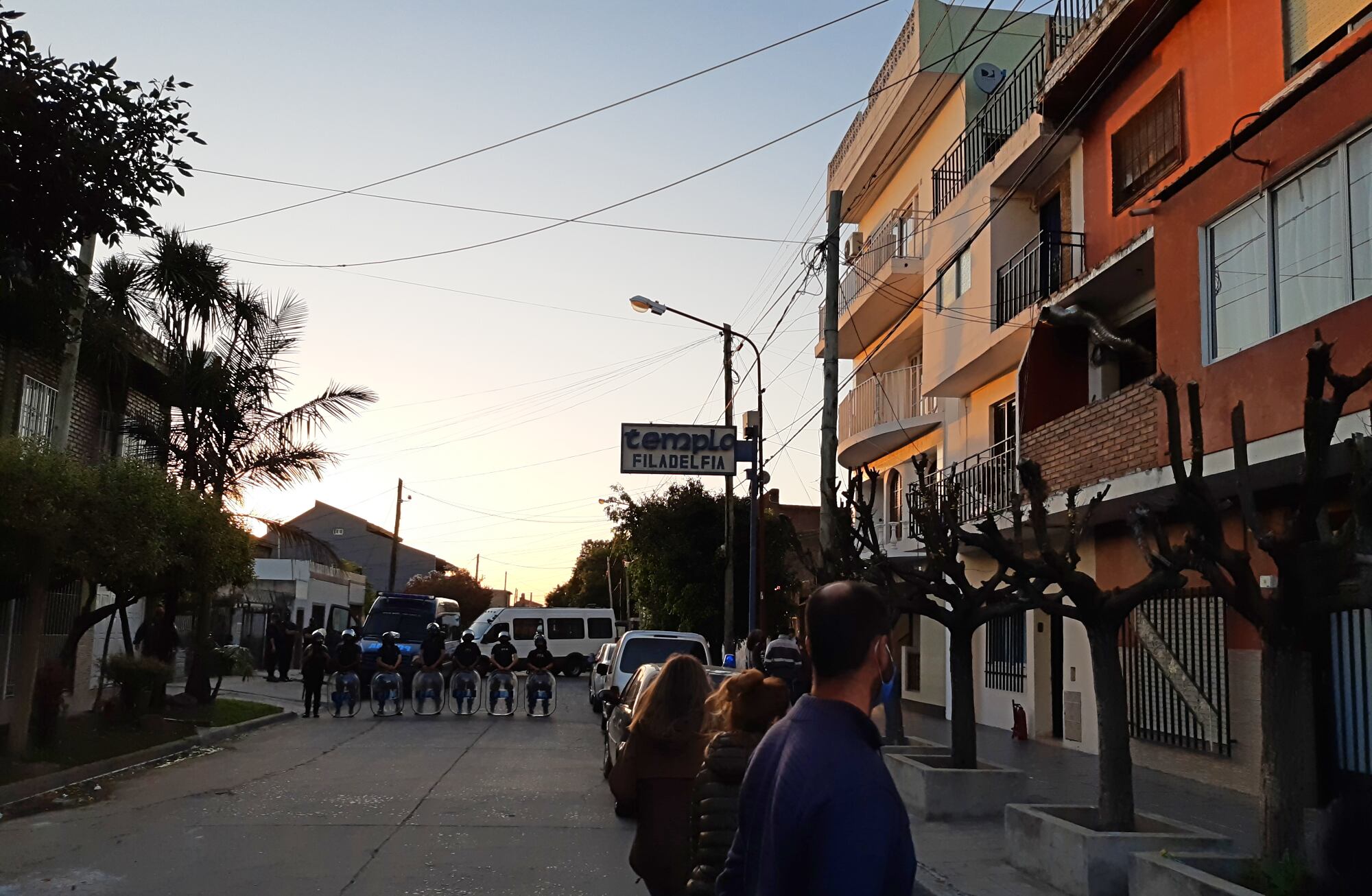 El allanamiento en Salta 