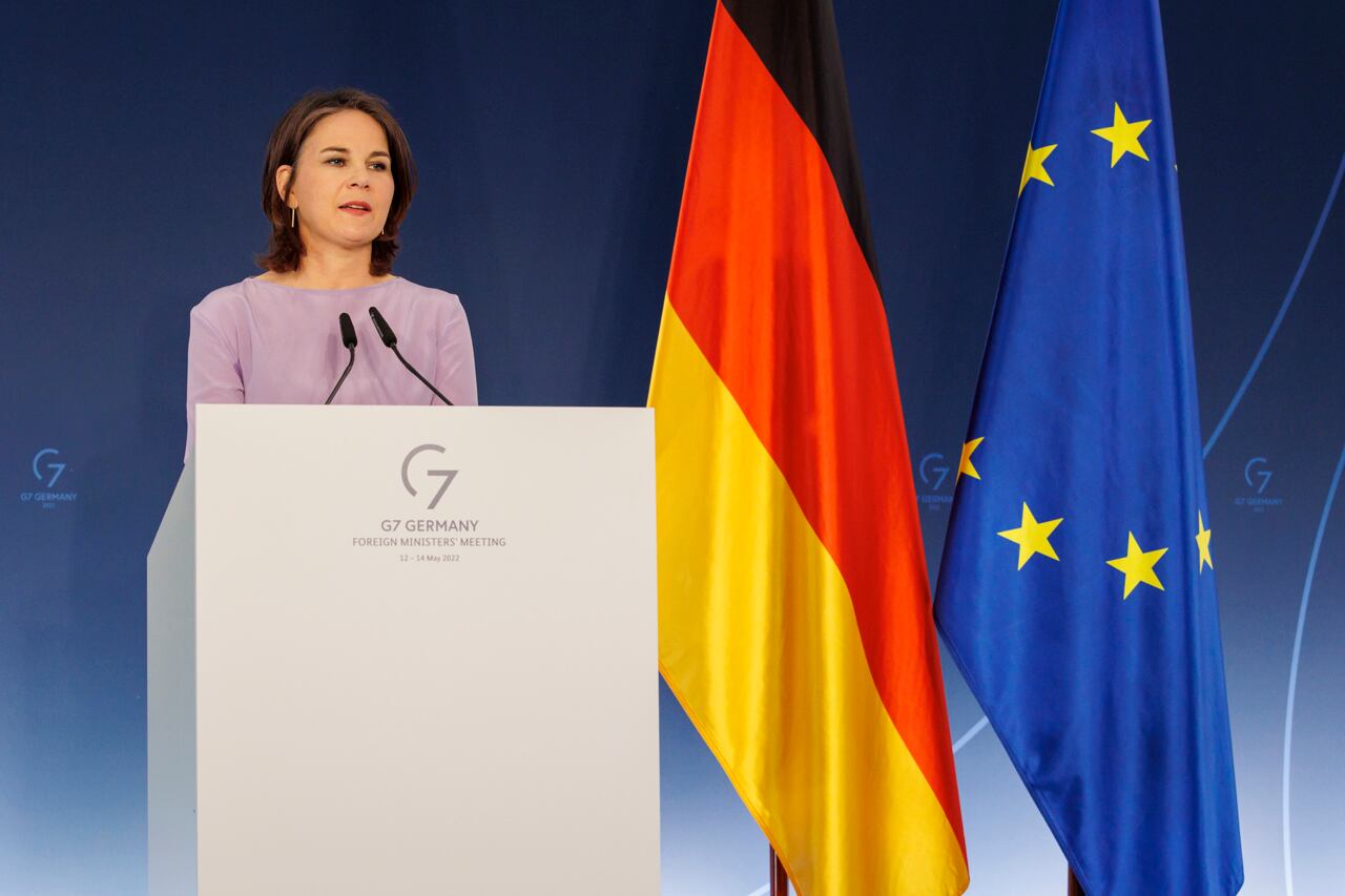 Annalena Baerbock, ministra de Relaciones Exteriores de Alemania.