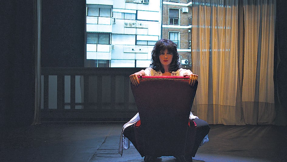 El personaje de Ricci mantiene un diálogo imaginario con su ex amante.