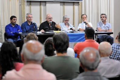Rodríguez, Bereciartúa, Galiotti, Livolti, Rossi y Giustiniani fueron los panelistas.