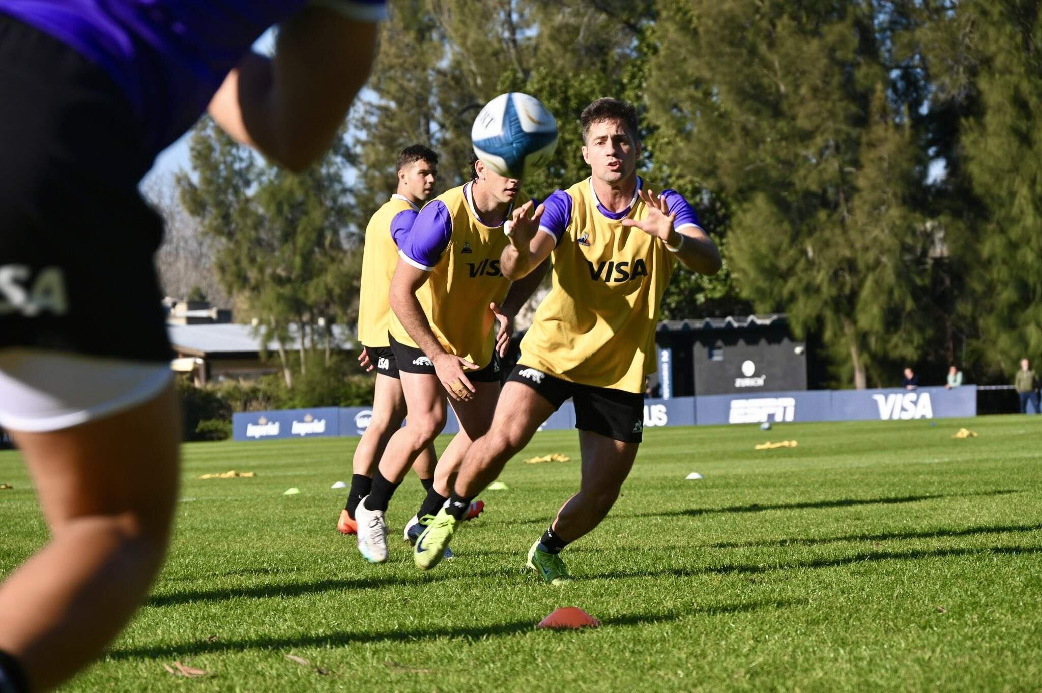 Los Pumas se preparan para enfrentar a Inglaterra este sábado en La Plata