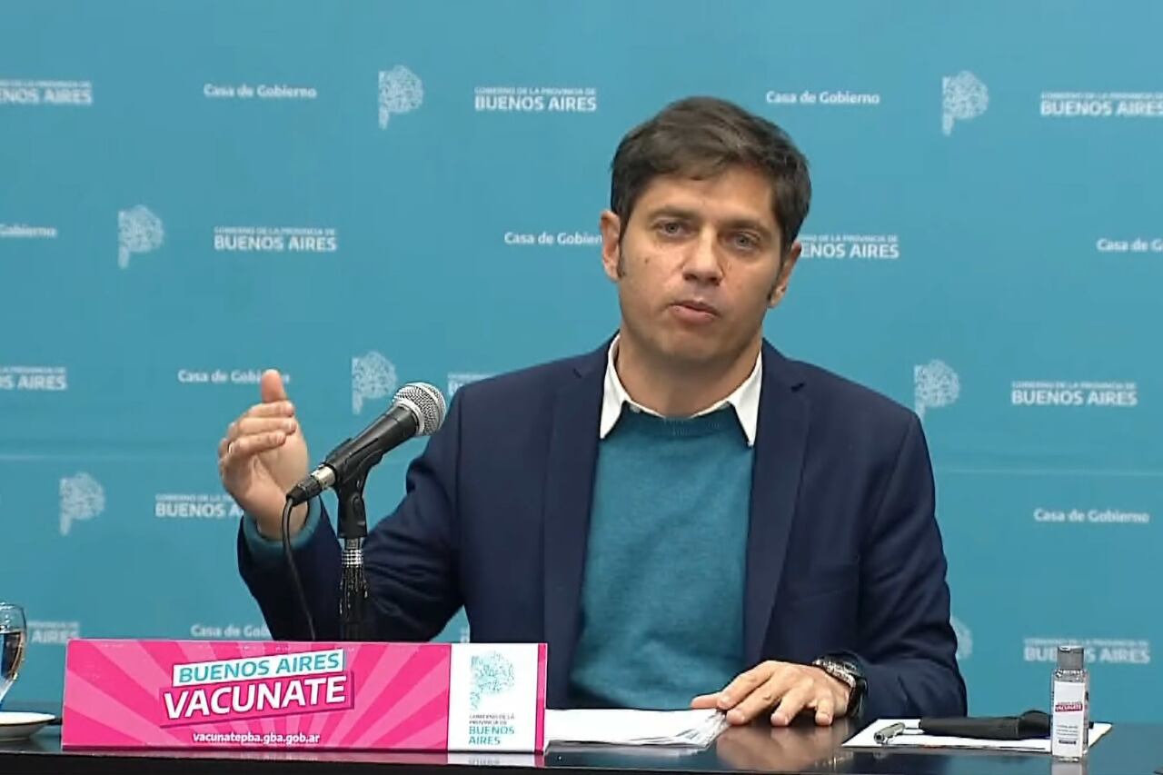Axel Kicillof anunció el regreso de las clases presenciales en el Conurbano.
