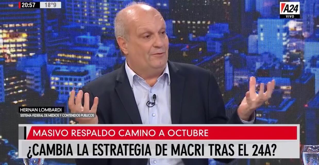 Hernán Lombardi dio su explicación a la gran derrota en las PASO.