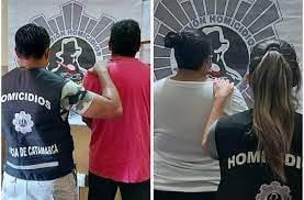 El día de la detención de Enzo Morales y Cintia Soledad Bazán.