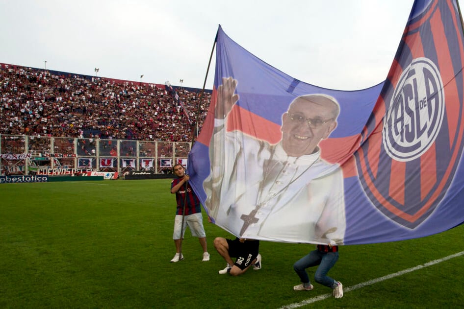 El Papa Francisco, siempre identificado con San Lorenzo