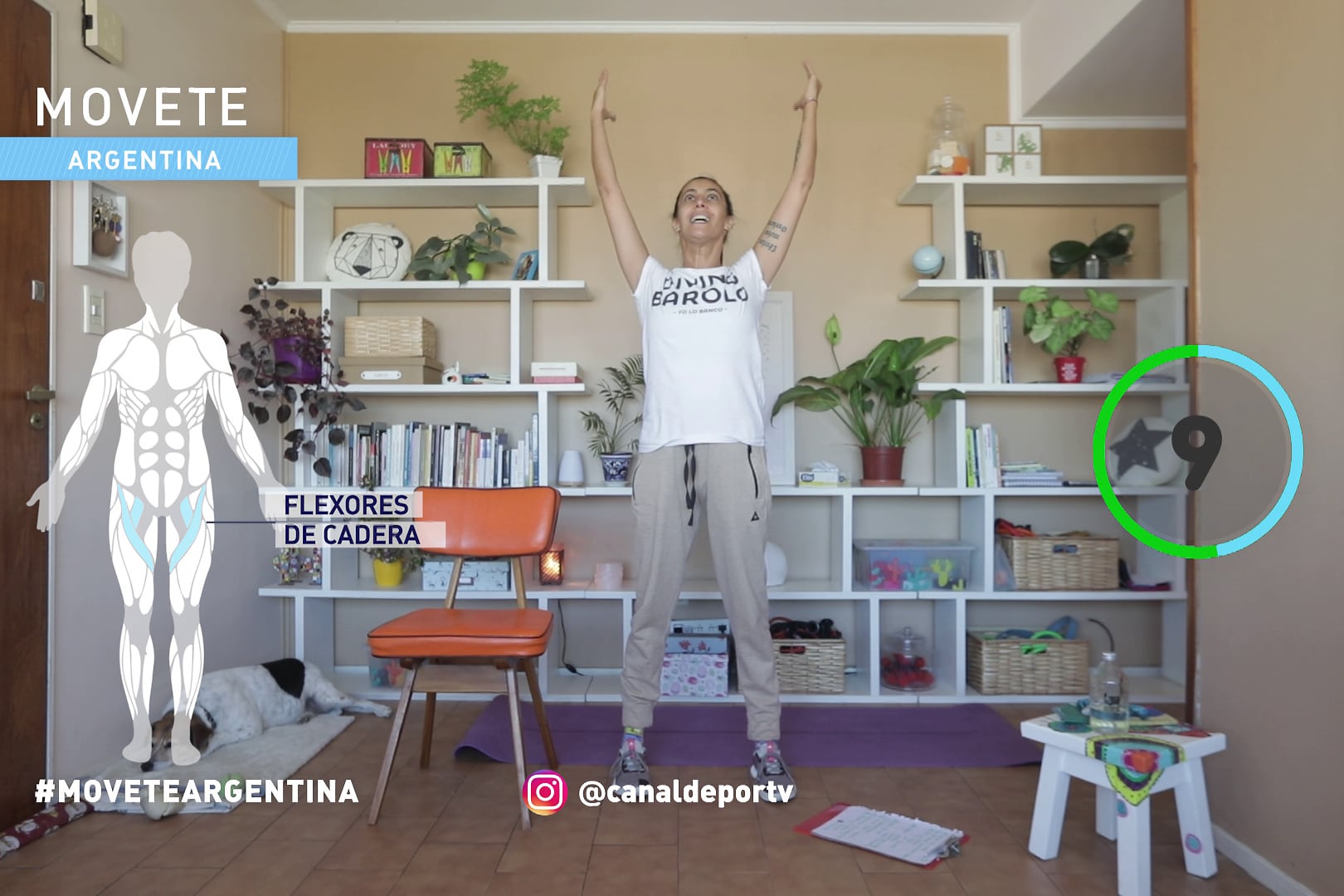 "El movimiento es bienestar y nos ayuda a tener relaciones sociales más sanas”, dice Gabriela Fernández.