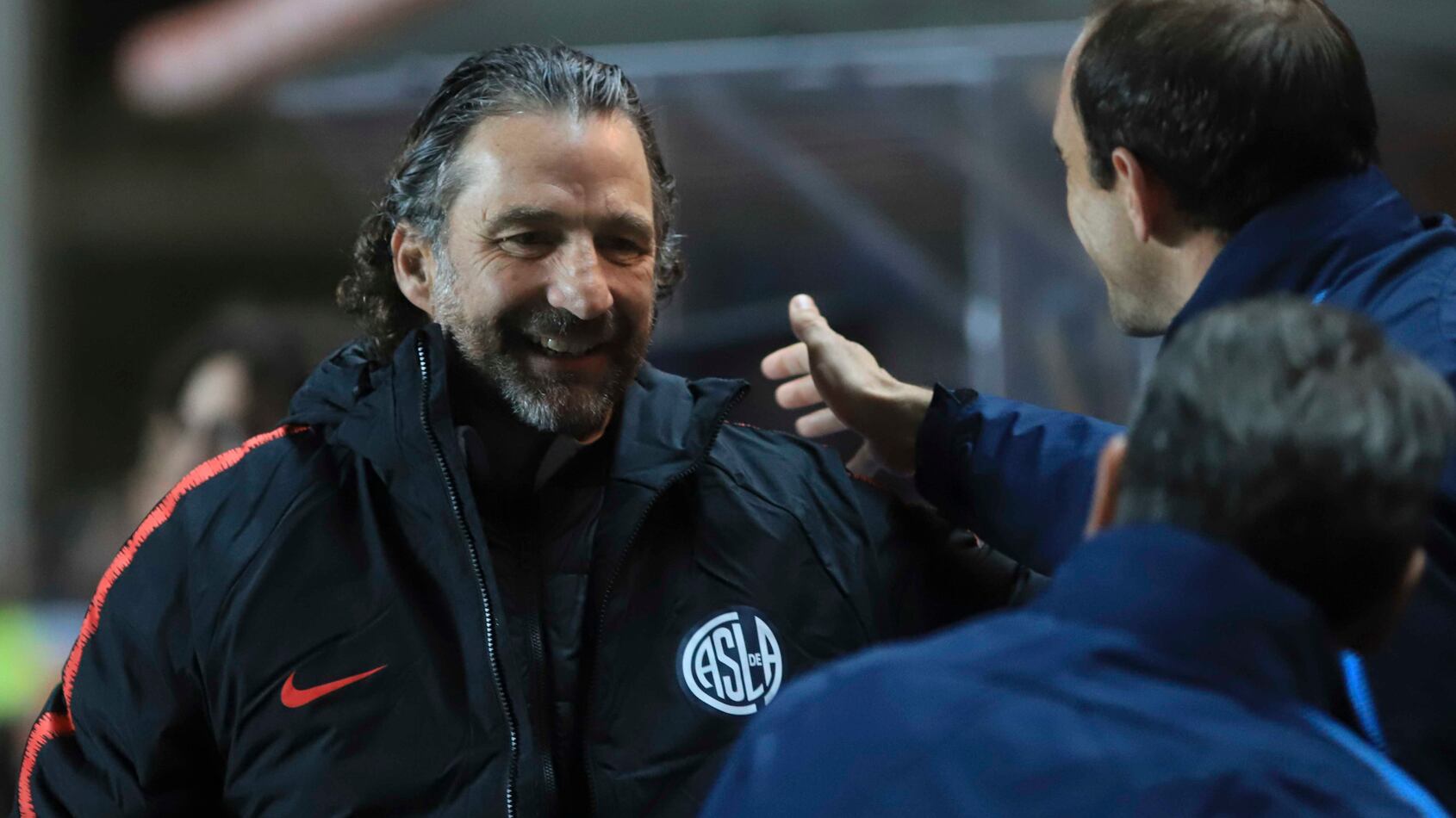 Juan Antonio Pizzi, DT de San Lorenzo.