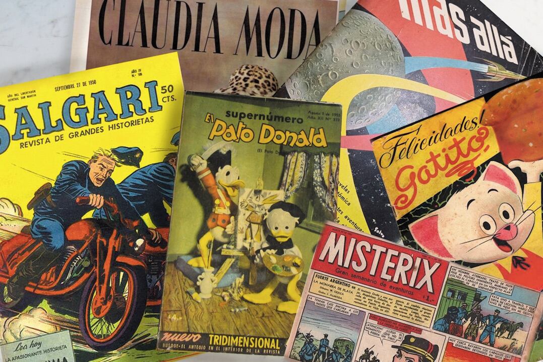 Algunas revistas de la época de oro de la editorial Abril