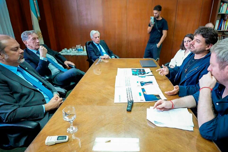 Juan Grabois durante la audiencia ante la Cámara Federal de Comodoro Py.