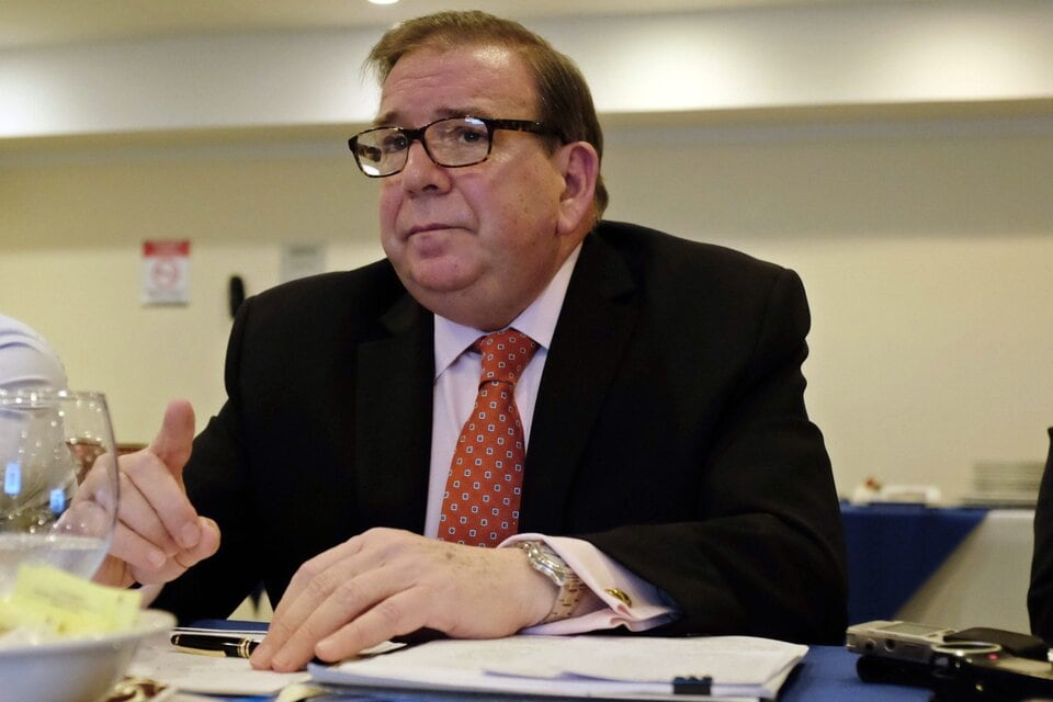 Edmundo González Urrutia, coordinador de enlace internacional de la opositora Mesa de Unidad Democrática (MUD) de Venezuela