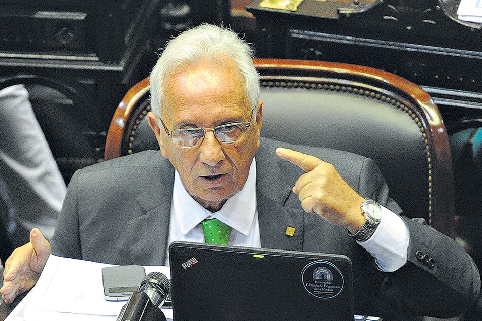 Héctor Recalde, presidente del bloque de diputados del FpV.