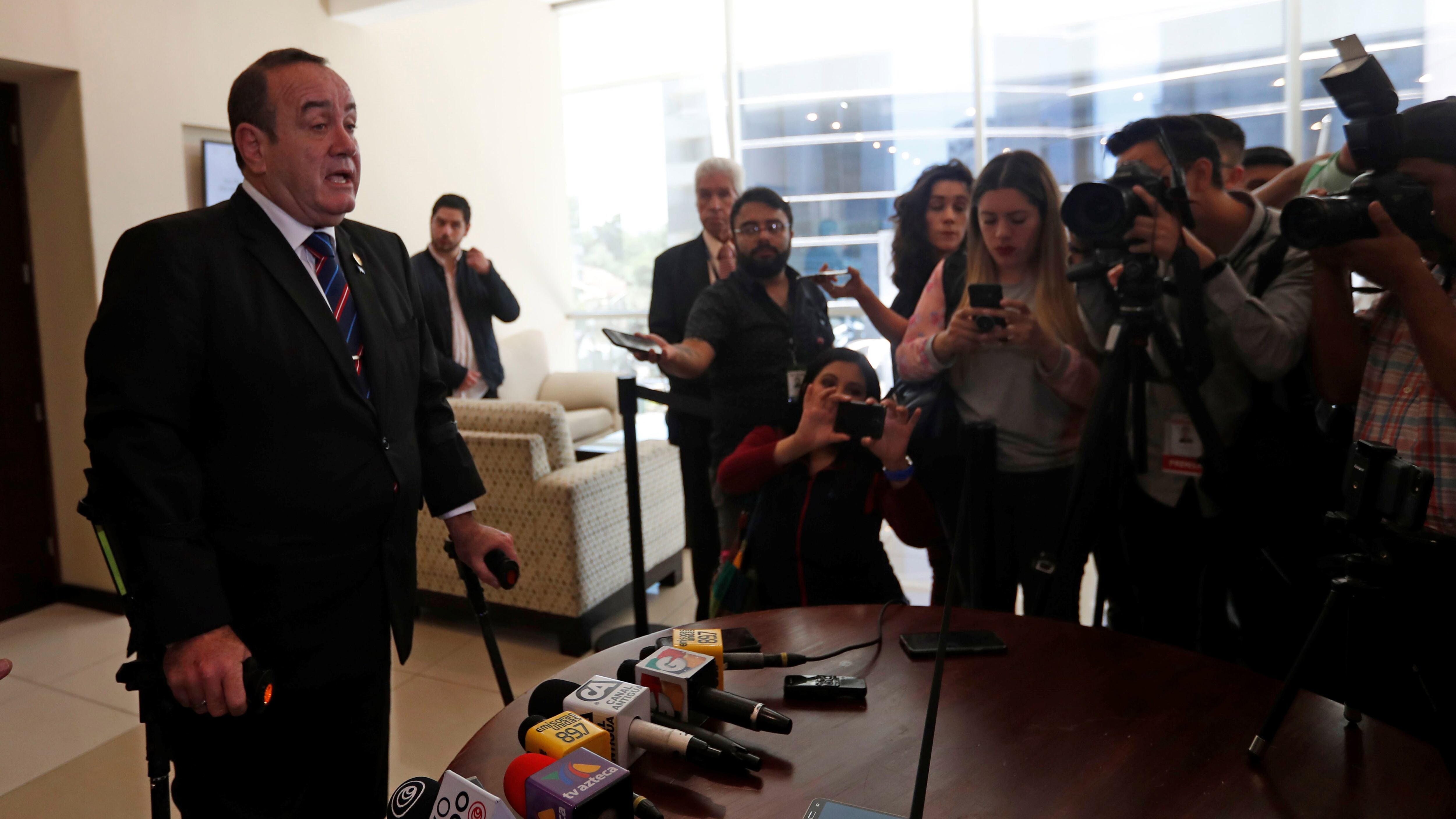 Alejandro Giammattei ganó el ballottage este domingo.