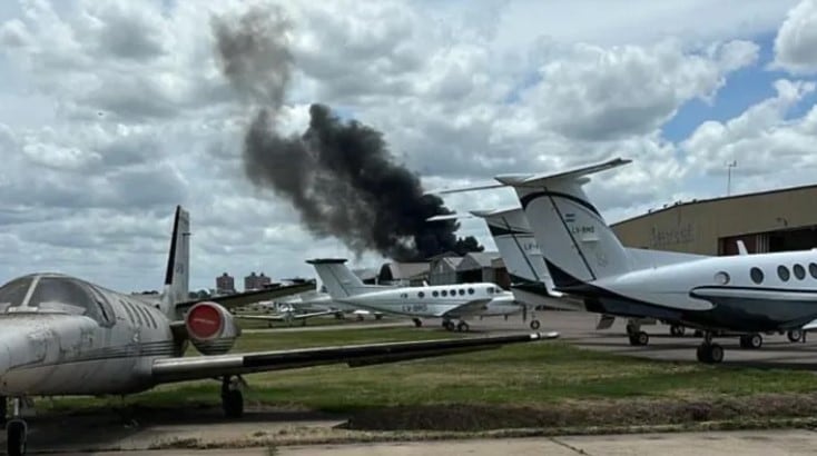 La aeronave era propiedad de la familia Brito. 