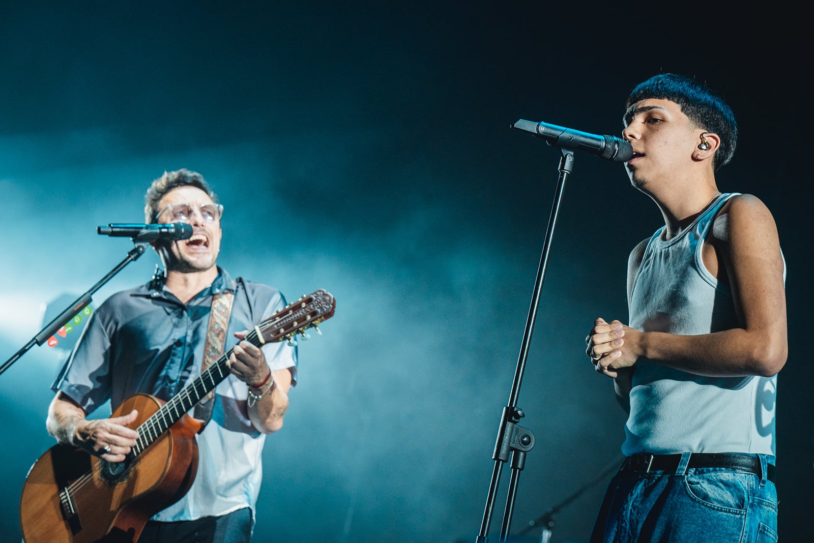 Emiliano Brancciari, cantante y guitarrista de NTVG, convocó al joven trapero Milo J. 