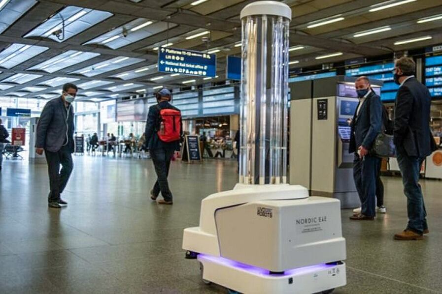 Uno de los robots que ya funciona en Londres.