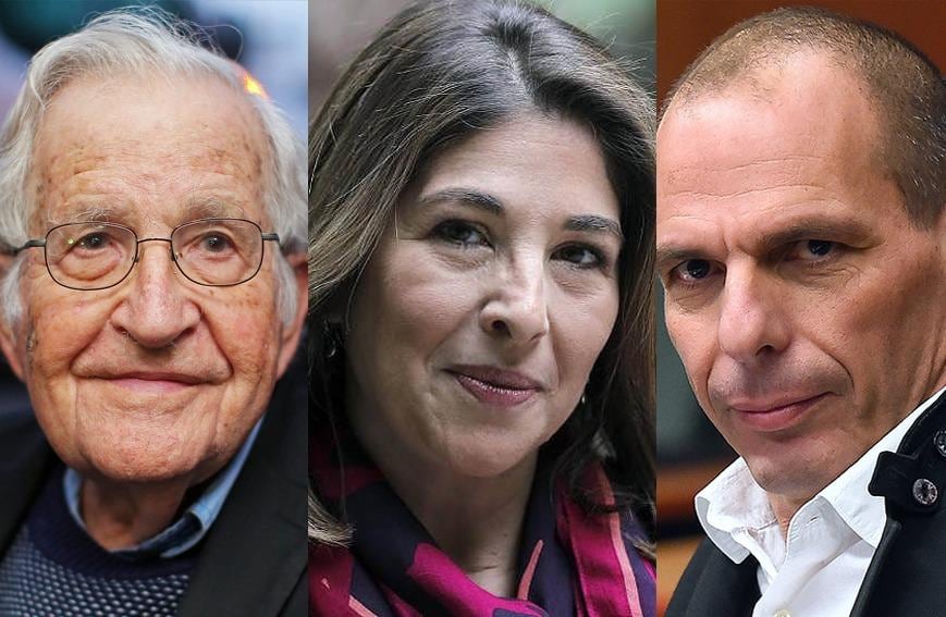 Noam Chomsky, Naomi Klein y Yanis Varoufakis brindarán conferencias magistrales en la cumbre. 