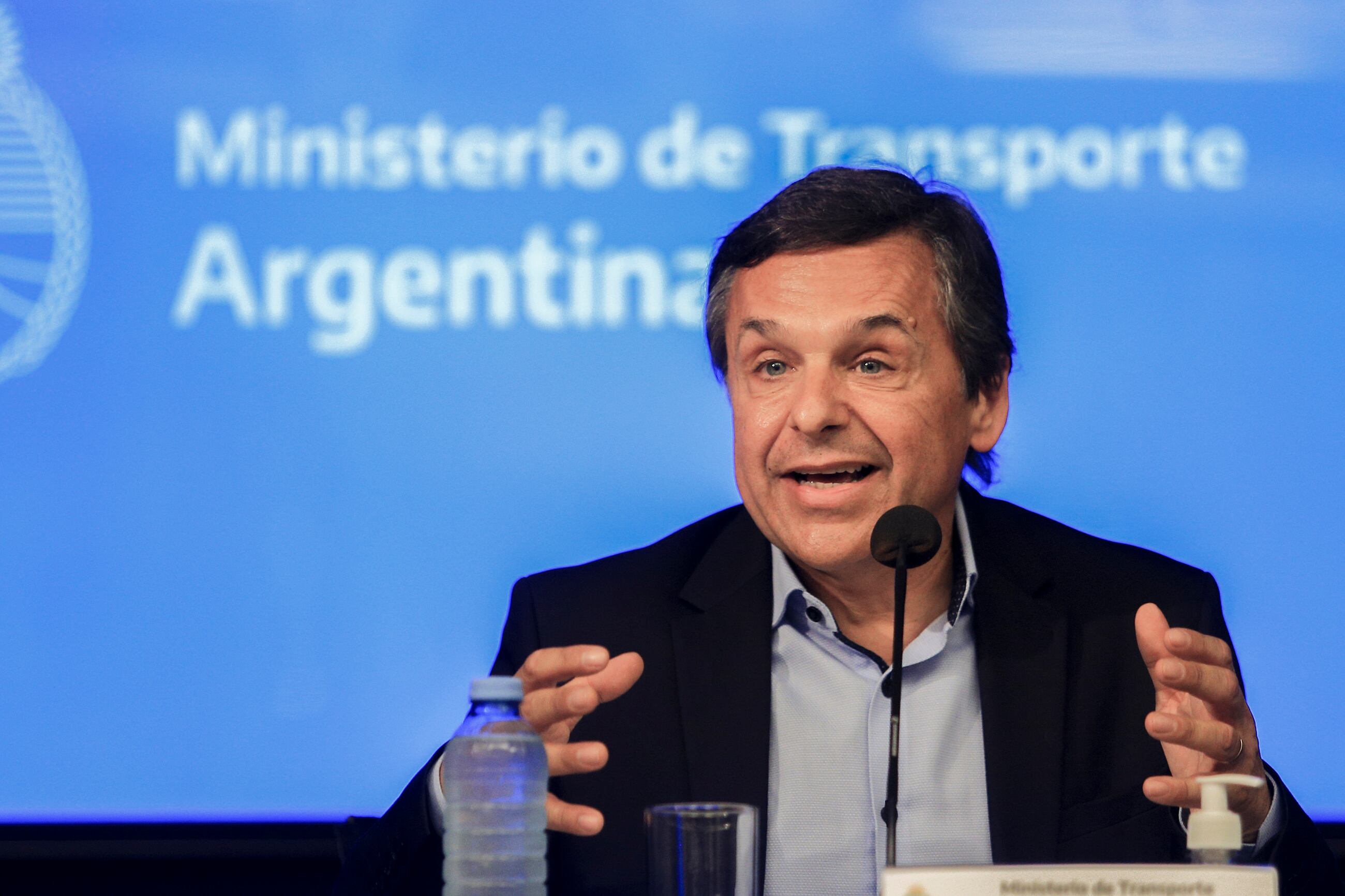 Diego Giuliano, secretario de Transporte, ofició de vocero en ausencia del ministro  
