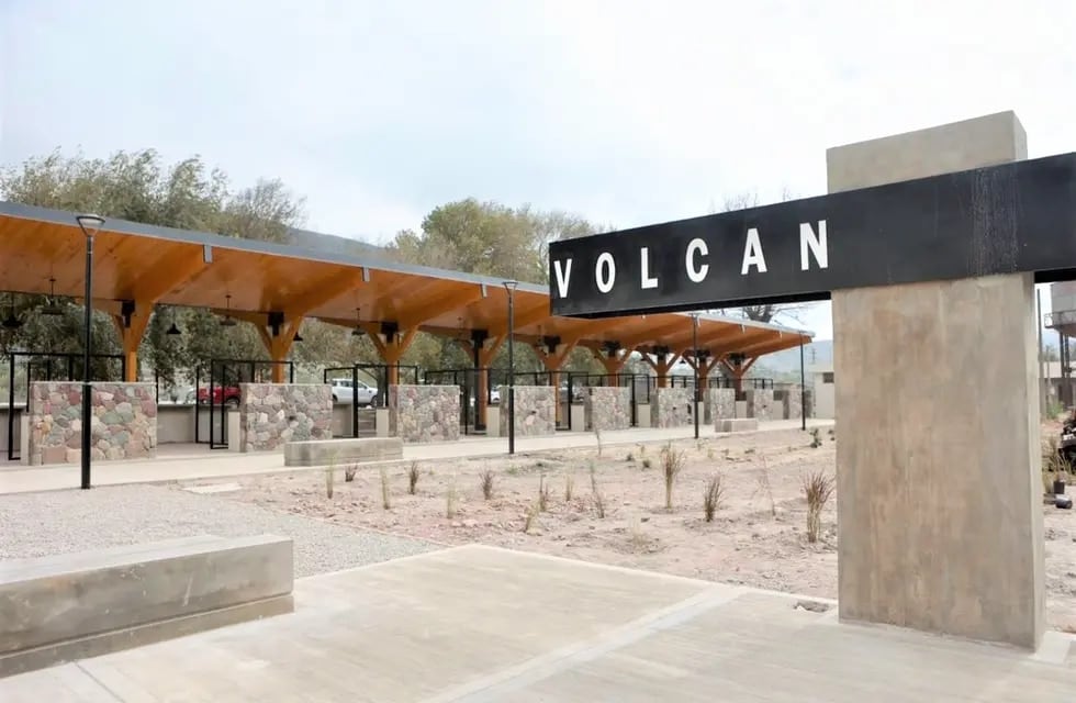 La estación de Volcán, en el norte jujeño fue inugurada este jueves. (Foto: Gobierno de Jujuy) 