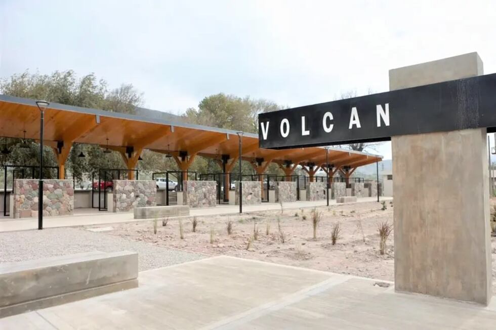 La estación de Volcán, en el norte jujeño fue inugurada este jueves. (Foto: Gobierno de Jujuy)