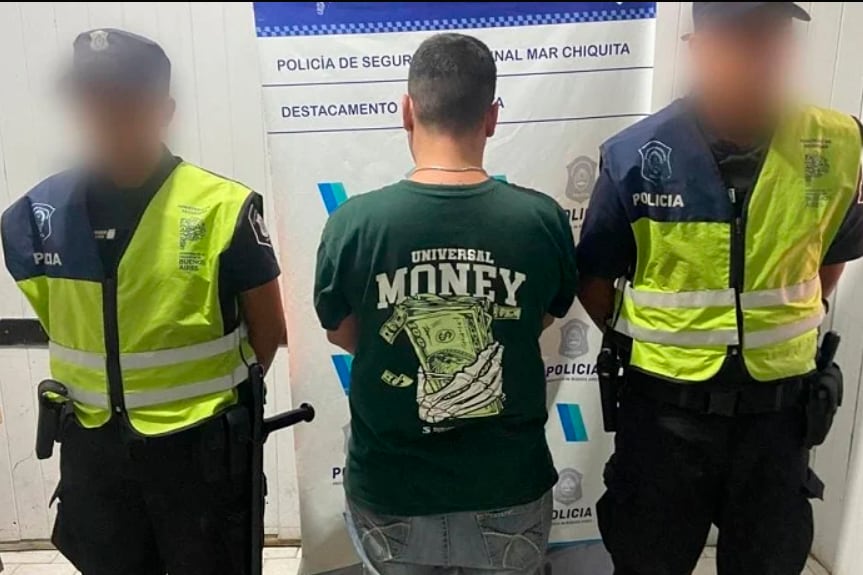 Detenido por agredir a su esposa.