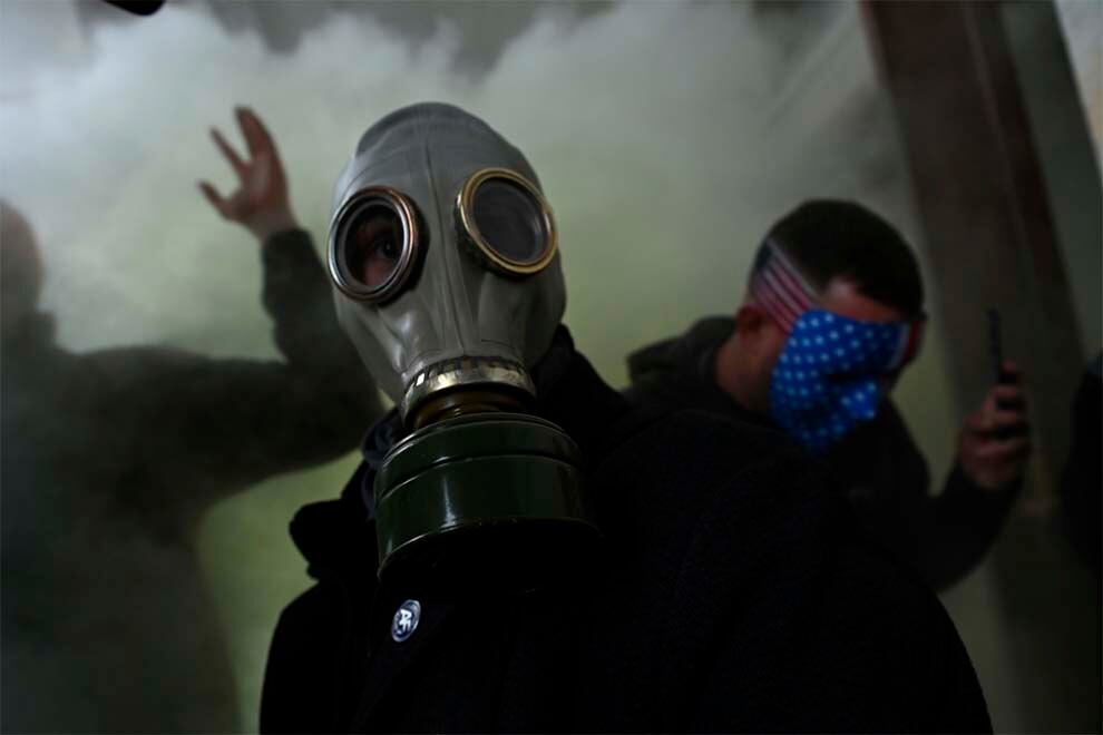 El Pentágono activó a todos los reservistas de la Guardia Nacional del Distrito de Columbia, alrededor de 1100 soldados, para tratar de contener la "insurrección" en el Capitolio.
