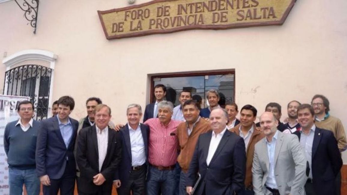 Intendentes en una reunión reciente del Foro