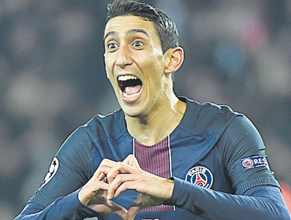 Di María convirtió dos goles.