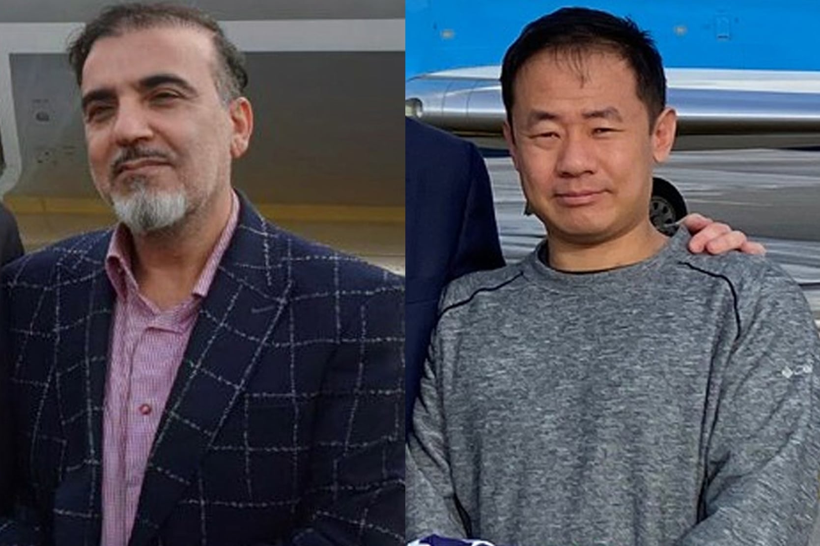 El científico iraní Masud Soleimaní y el investigador estadounidense Xiyue Wang.