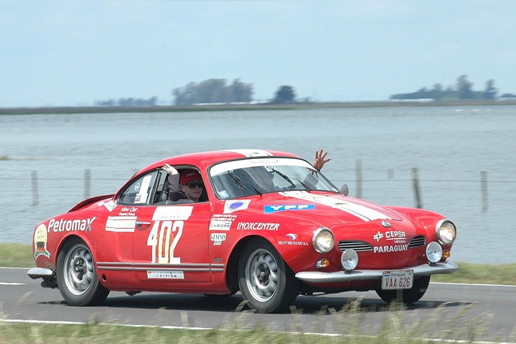 Gauto-Riveros, binomio paraguayo que participó de la prueba en 2021.