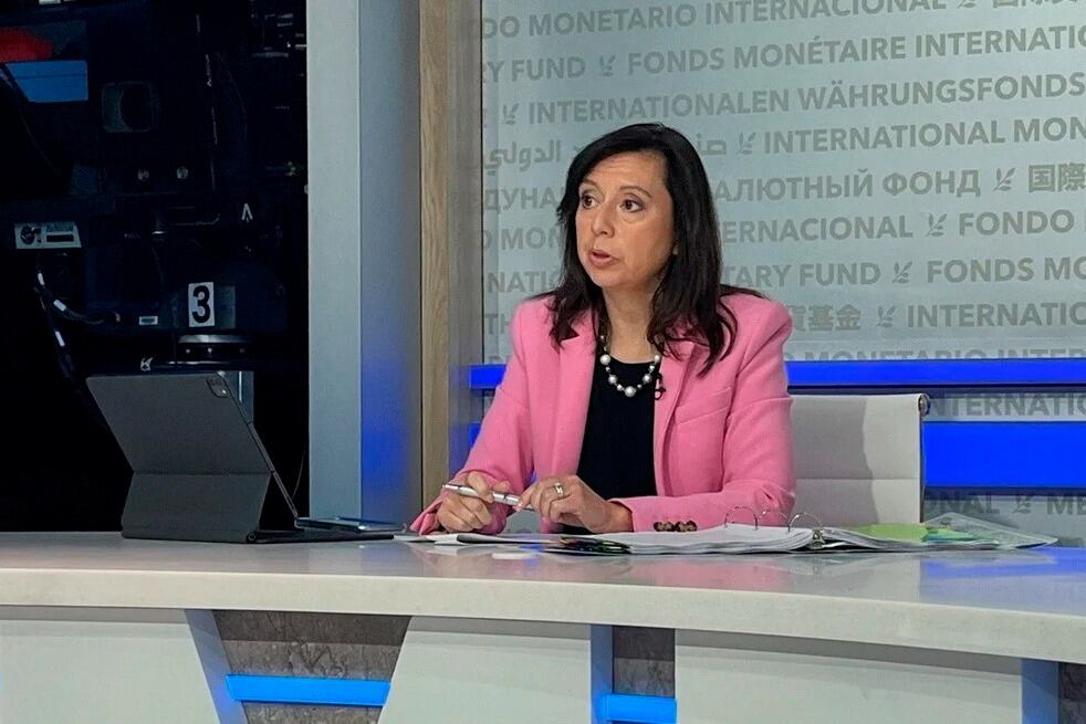 Julie Kozack, actual portavoz del FMI.