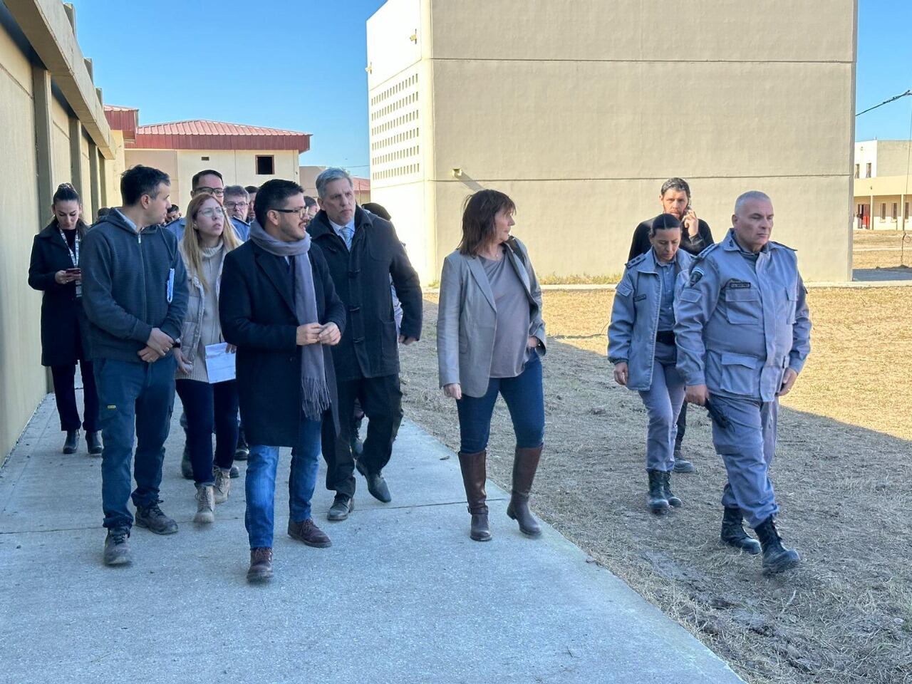 Bullrich recorrió las obras uqe prometió "estarpán terminadas en diciembre".