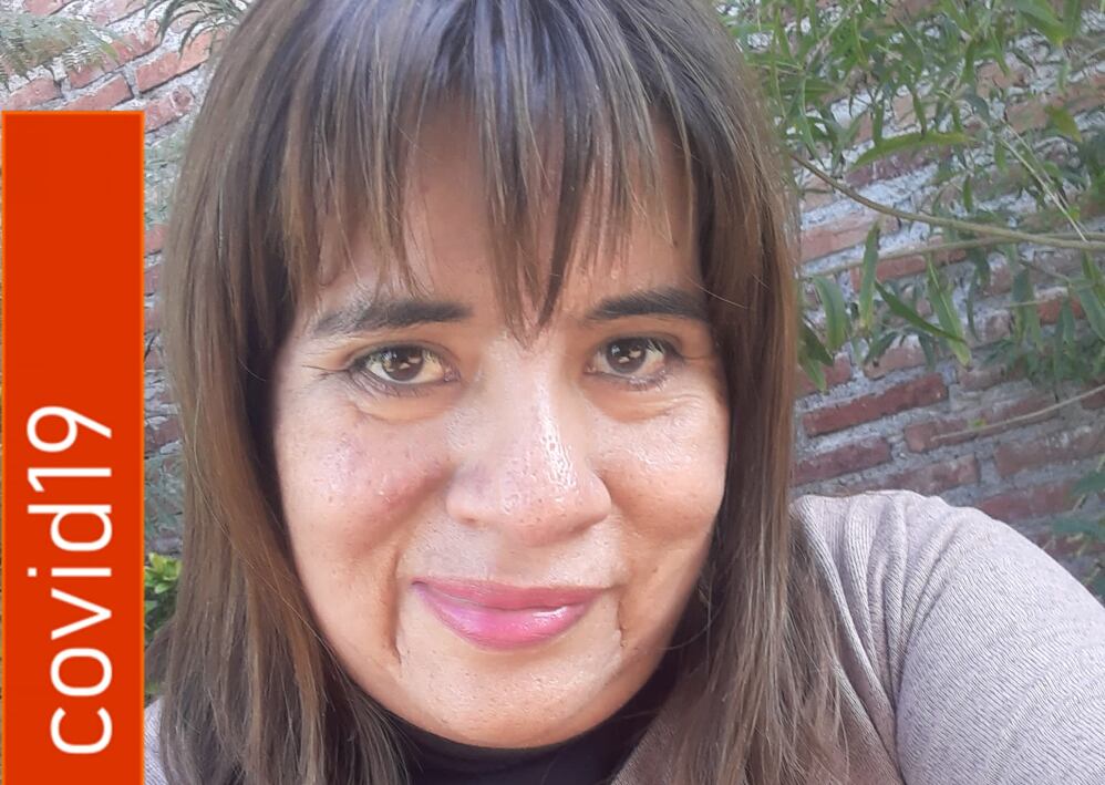 La última imagen que subió Rosa Sulca en Facebook, con la leyenda "Quedate en casa"