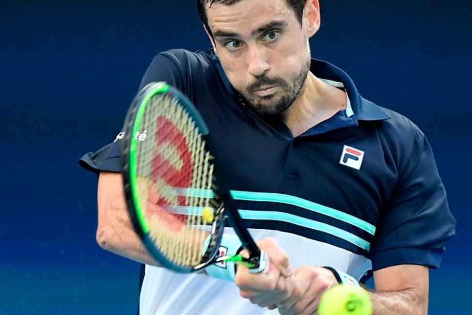 Guido Pella no pudo mostrar su nivel en el regreso al circuito.