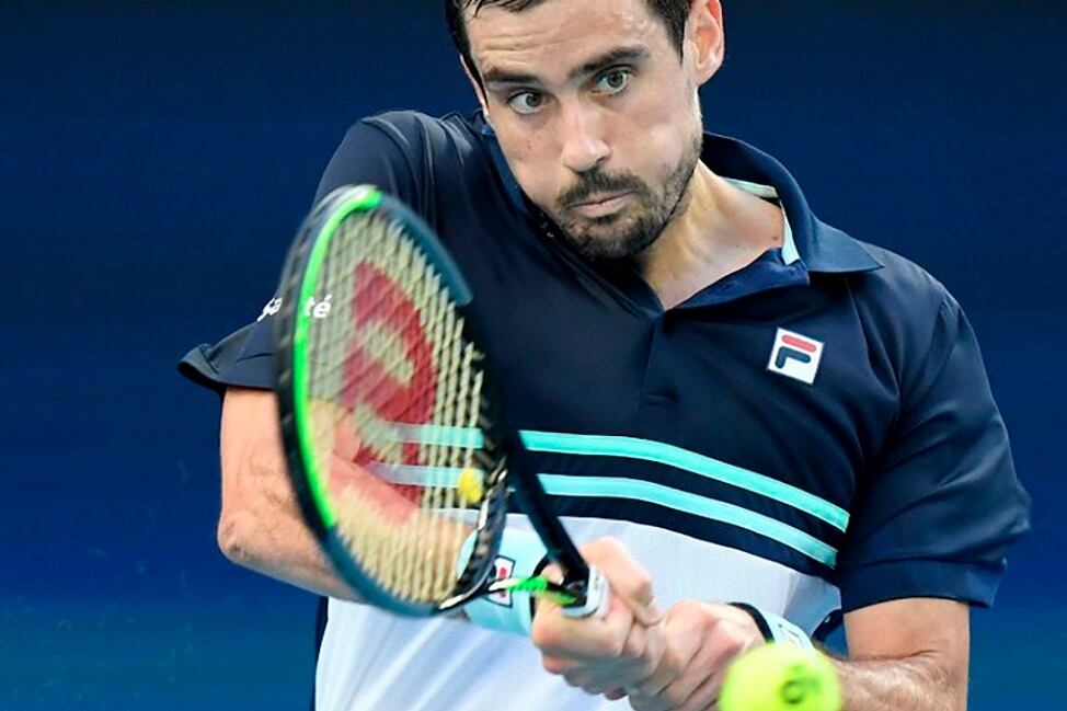 Guido Pella no pudo mostrar su nivel en el regreso al circuito.