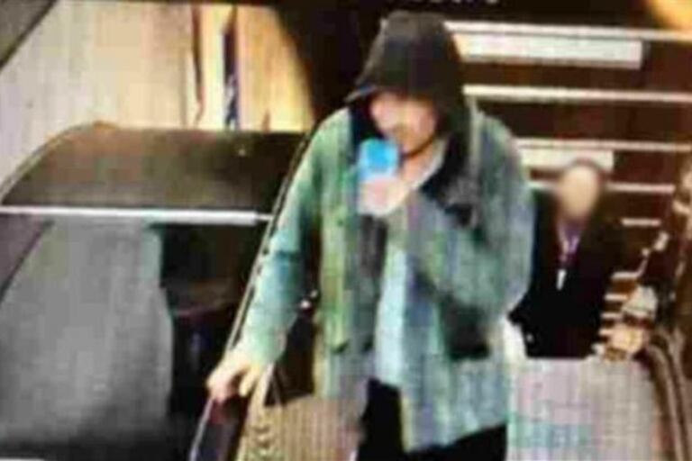 La imagen del sospechoso que difundieron en Suecia.