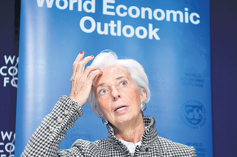 Lagarde, directora del FMI, alertó sobre los “niveles de vulnerabilidad en el sector financiero”.