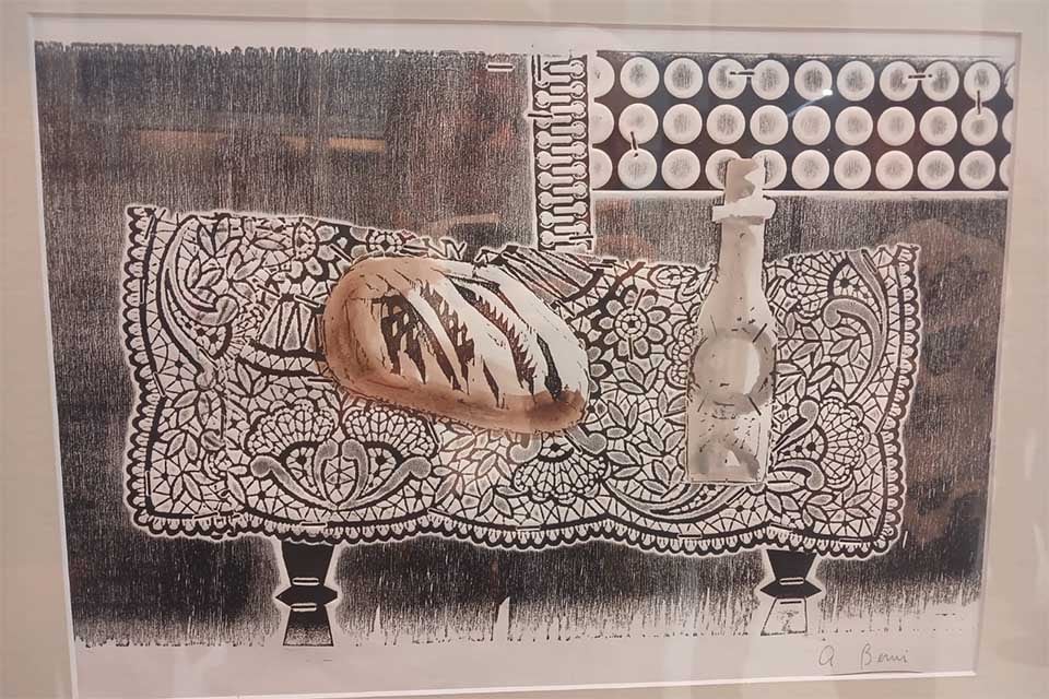 Pan y vino, de Antonio Berni, forma parte de la muestra en Fundación San Cristóbal.