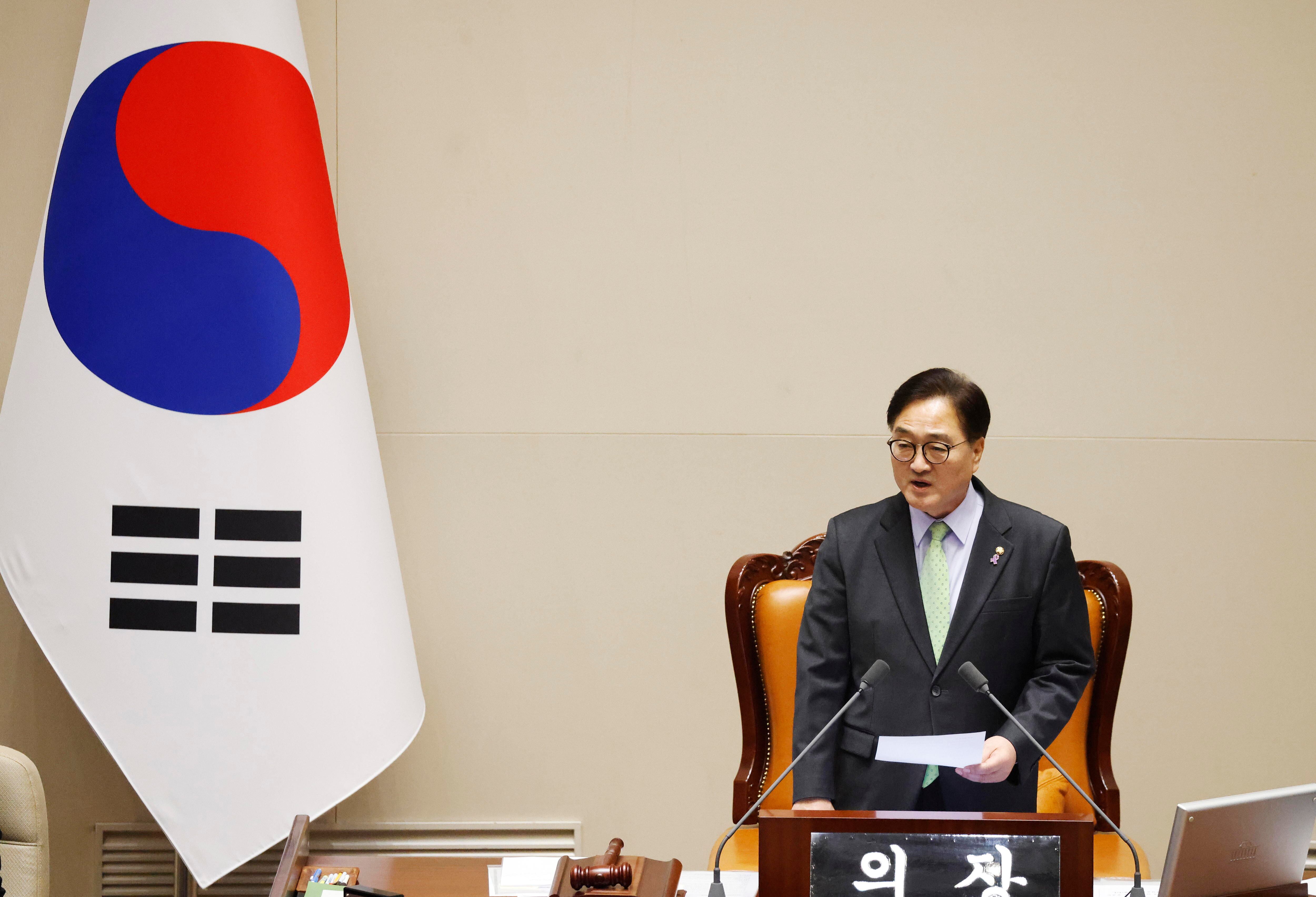 Yoon Suk Yeol, presidente de Corea del Sur.