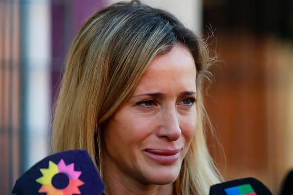 Julieta Prandi habló con la prensa.