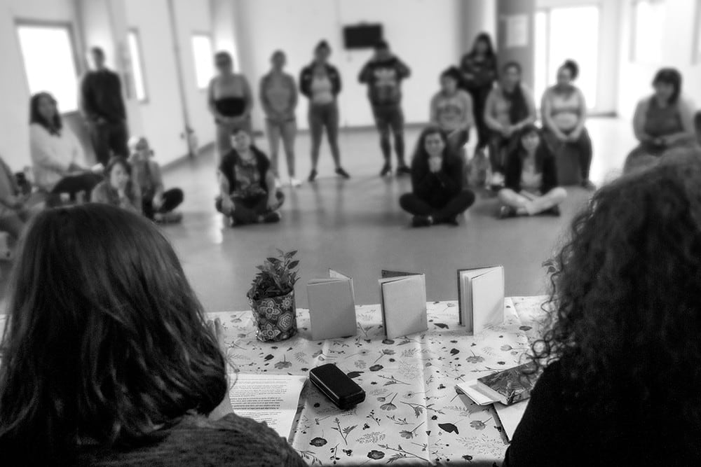 El acto se realizó en el Salón de Usos Múltiples de la cárcel de mujeres. 