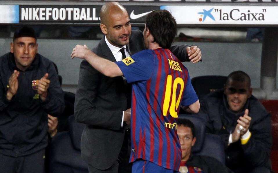 Guardiola y Messi, una imagen que el Manchester City espera reeditar.