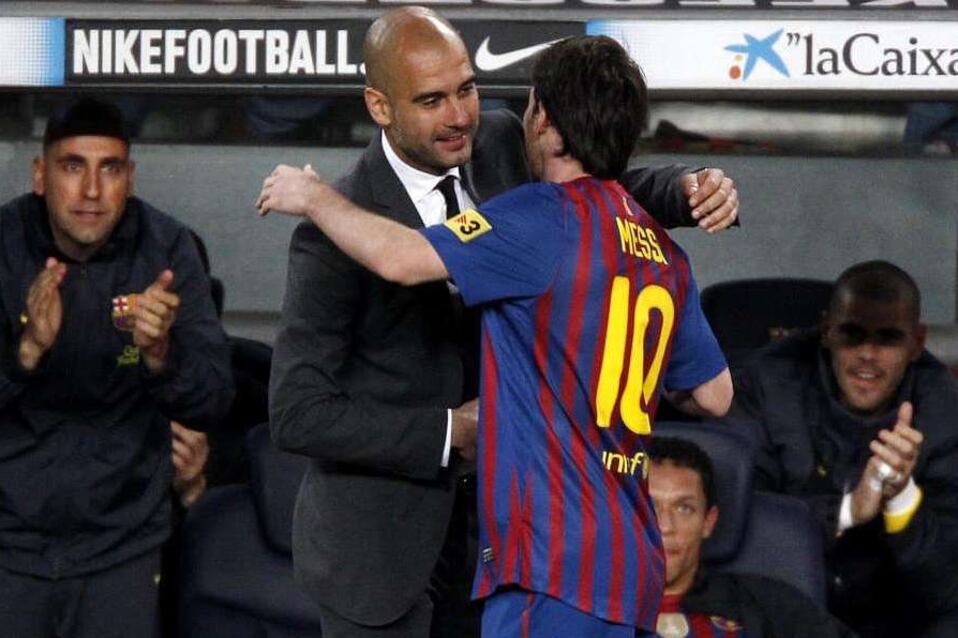 Guardiola y Messi, una imagen que el Manchester City espera reeditar.